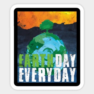 Earth Day Save the Earth Sticker